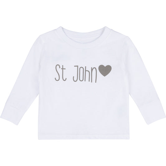 TODDLER ST JOHN LONG SLEEVE T-SHIRT