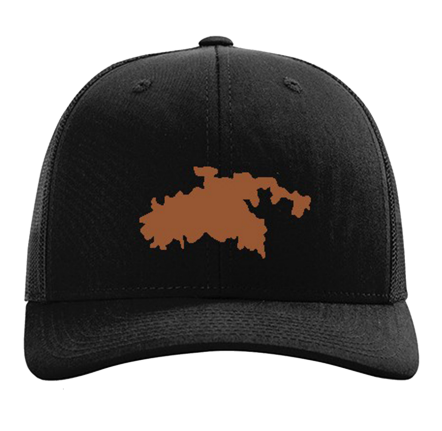 ISLAND OF ST. JOHN LEATHER PATCH HAT