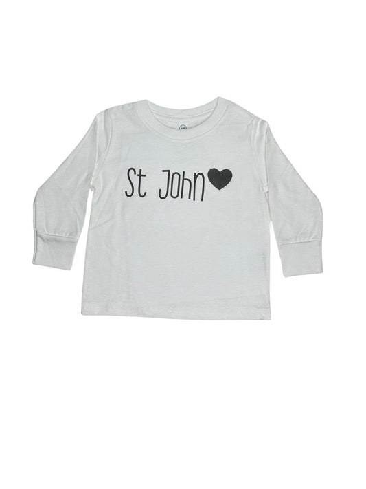 TODDLER ST JOHN LONG SLEEVE T-SHIRT